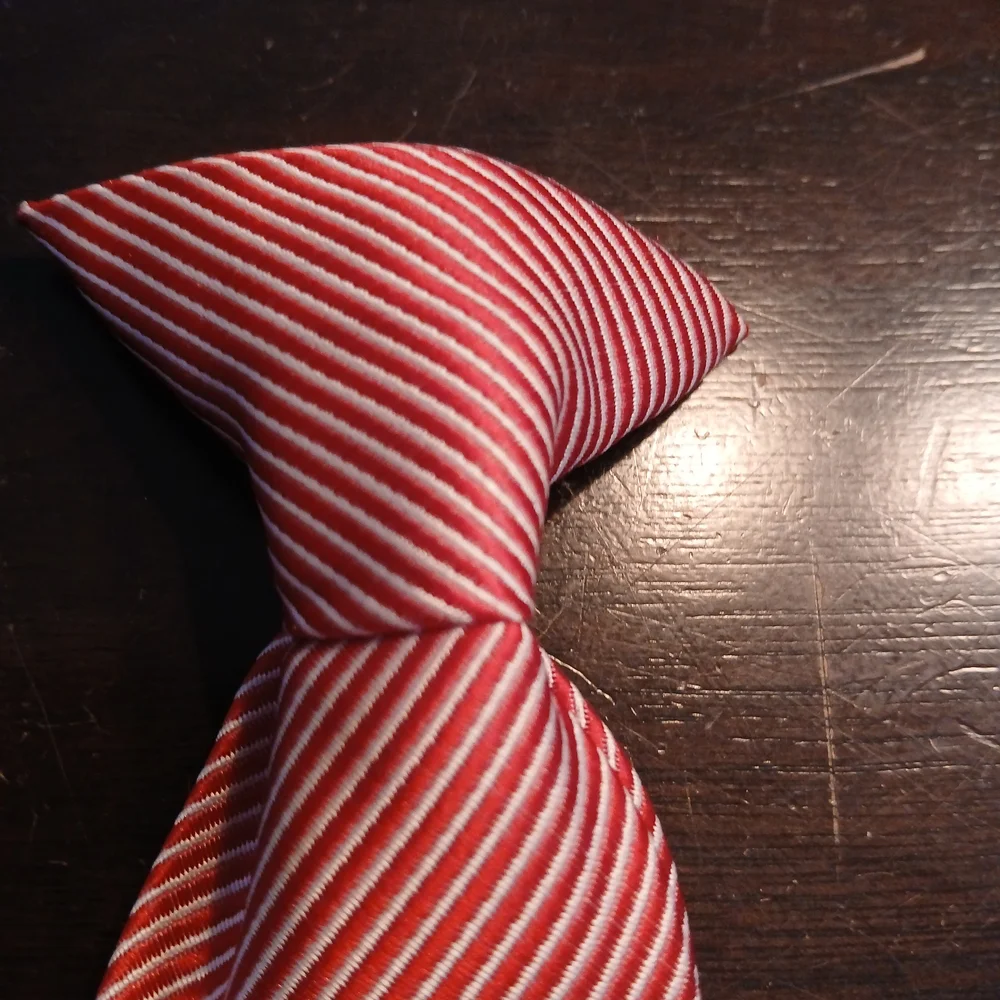 George Red Striped Men's Tie